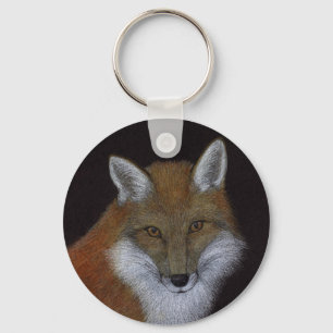 Red Fox Key Ring