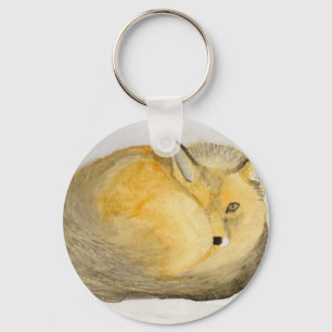 Red Fox Key Ring
