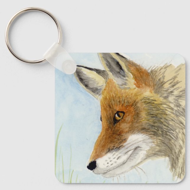 Red Fox Key Ring (Front)