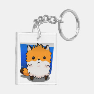 Red Fox Key Ring