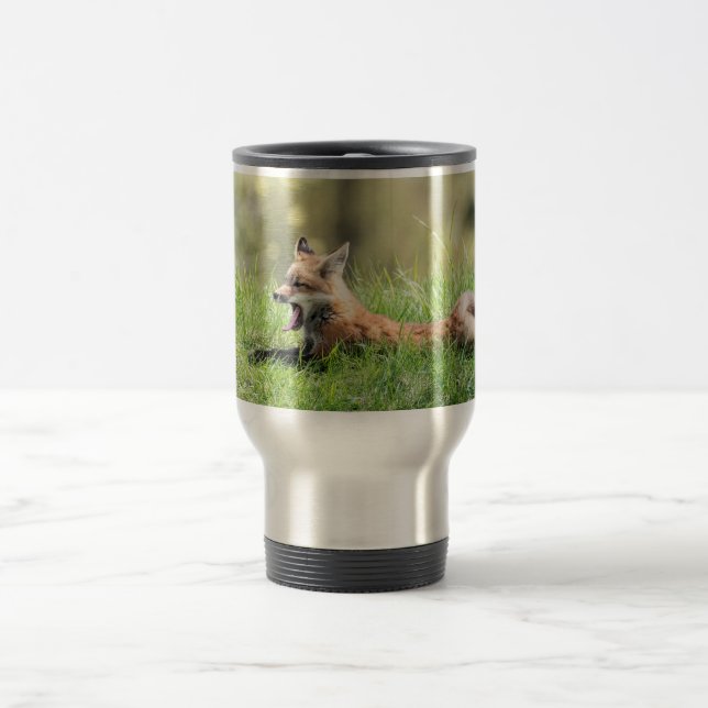 Red Fox Kit Travel Mug (Center)