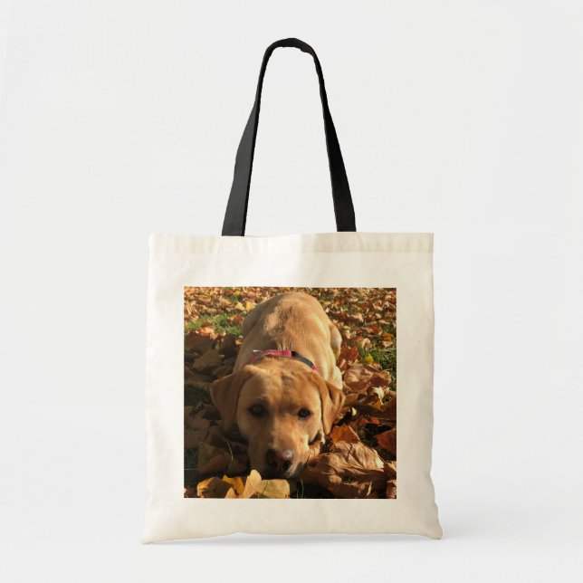 Red Fox Labrador - Budget Shopping Tote Bag (Front)