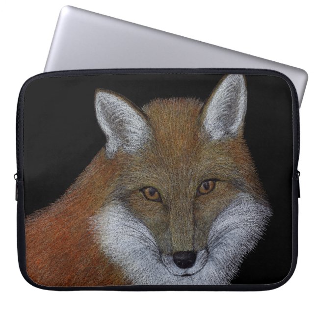 Red Fox Laptop Sleeve (Front)