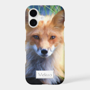 Red Fox Laying in the Grass Scenic Personalised
