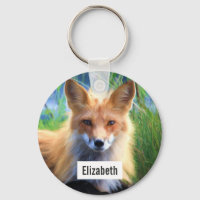 Red Fox Laying in the Grass Scenic Personalised