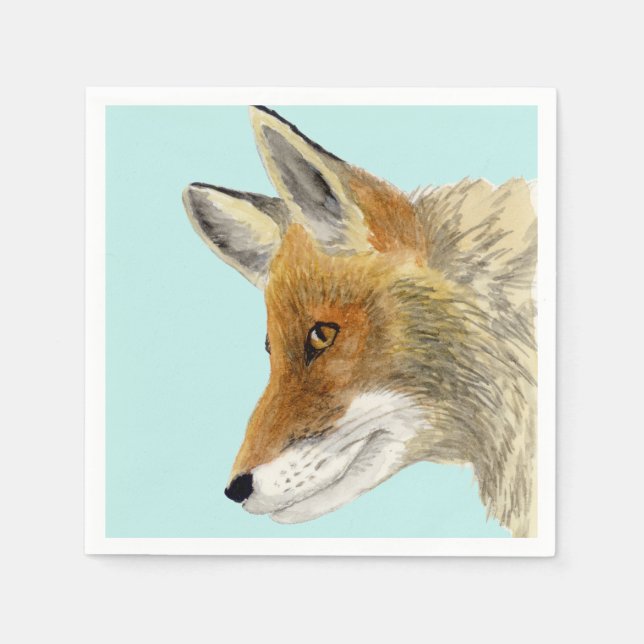 Red Fox Napkin (Front)