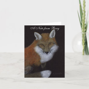 Red Fox Note Card