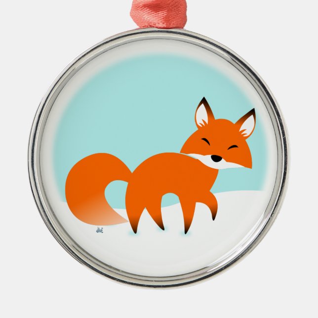 Red Fox Ornament (Front)