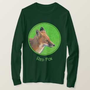 Red Fox Painting - Original Wildlife Art T-Shirt