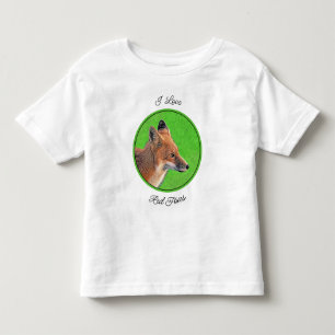 Red Fox Painting - Original Wildlife Art Toddler T-Shirt