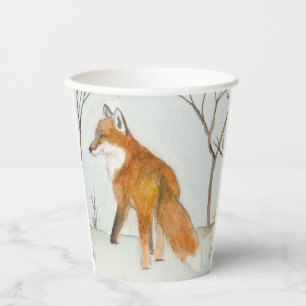 Red Fox Paper Cups