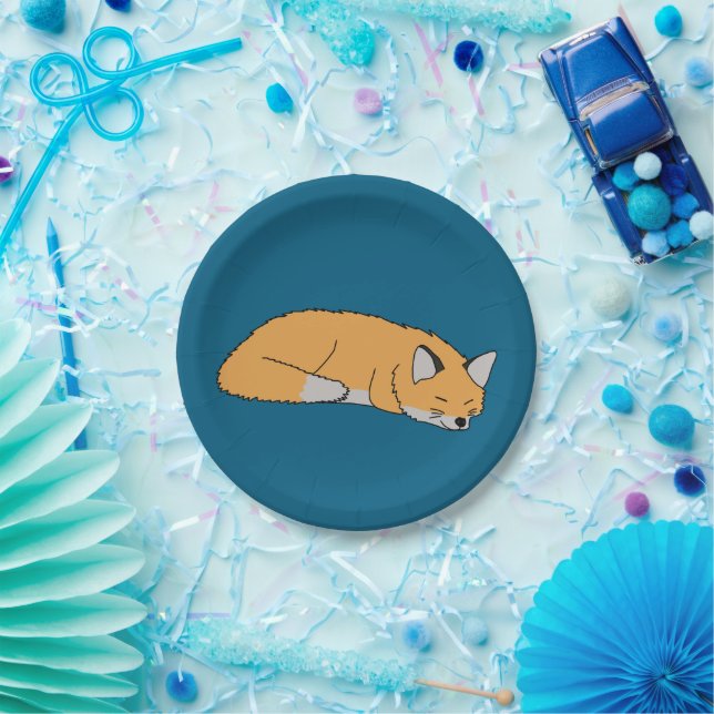 Red Fox Paper Plate (Party)