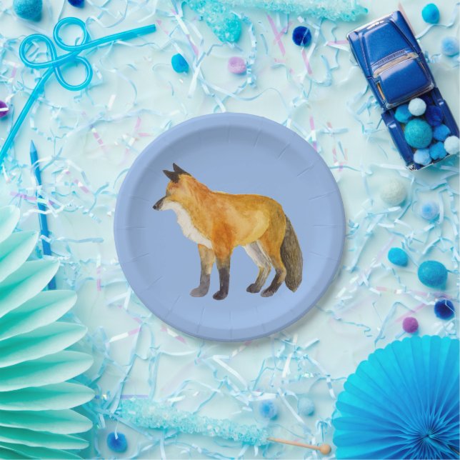 Red Fox Paper Plate (Party)