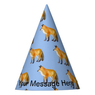 Red Fox Party Hat