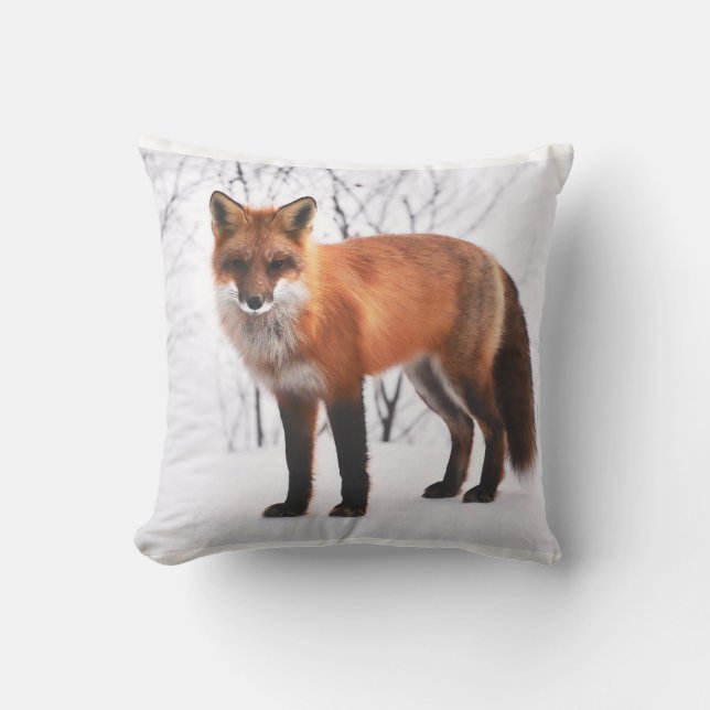 Red Fox Pillow (Front)
