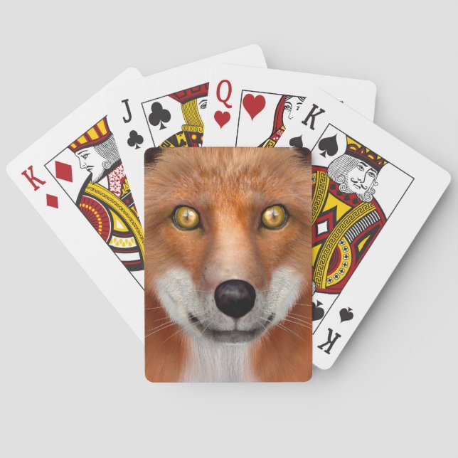 Red Fox Playing Cards (Back)