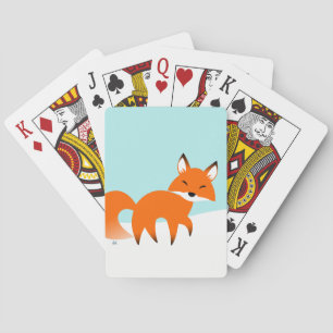 Red Fox Playing Cards
