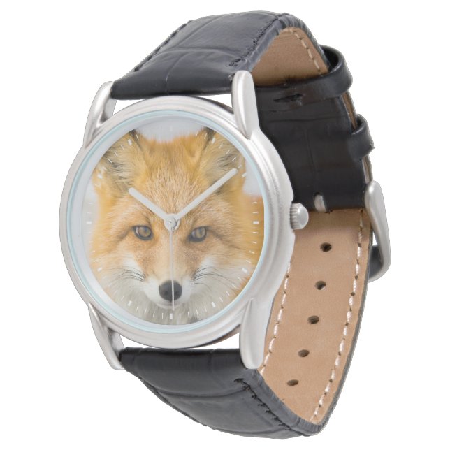 Red Fox Portrait Watch (Angled)