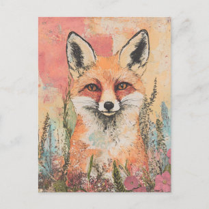 Red Fox Postcard