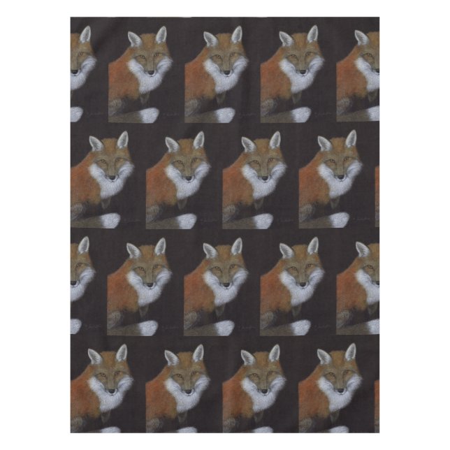Red Fox Tablecloth (Front)