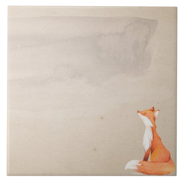 Red fox tile (Front)