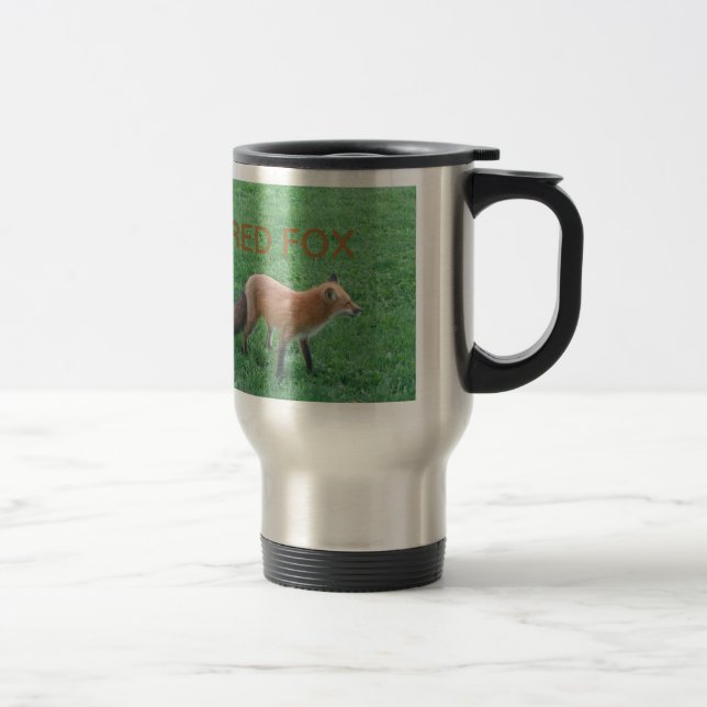 Red Fox travel mug (Right)