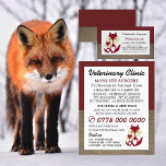 Red Fox, Veterinarian, Veterinary Service Flyer<br><div class="desc">Red Fox,  Veterinarian,  Veterinary Service Advertising Flyer by The Business Card Store.</div>