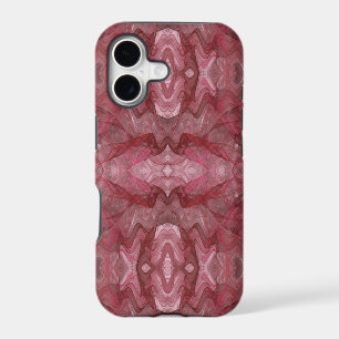 Red Fractal iPhone 5 Custom Case-Mate ID