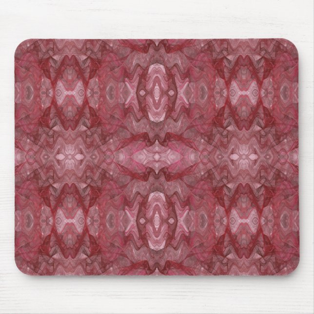 Red Fractal Mousepad (Front)