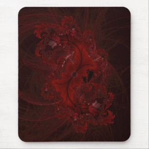 Red Fractal mousepad