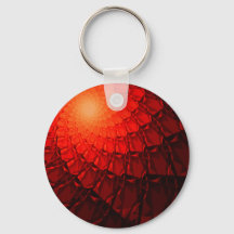 Red Fractal Pattern