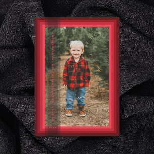 Red Framed Christmas Card