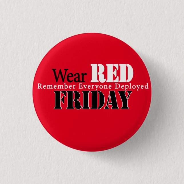 RED Friday Button (Front)