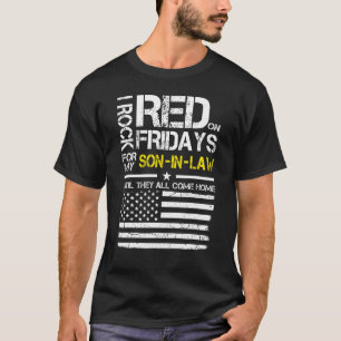 Red Friday Father In Law Shirt Wear Red For My Son