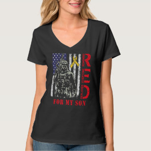 Red Friday For My Son Remember Everyone Deployed M T-Shirt