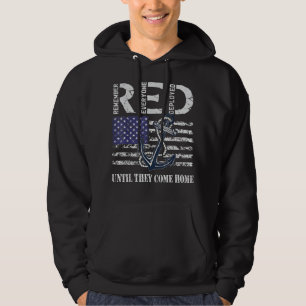 Red Friday Military Deployed Navy Soldier US Flag Hoodie