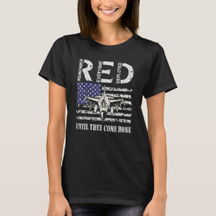 Red Friday Military  On Friday We Wear Red Veteran T-Shirt