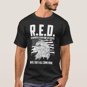 Red Friday Military Shirts Remember Everyone Deplo