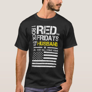 Red Friday Military Wife Shirt Wear Red For My Hus
