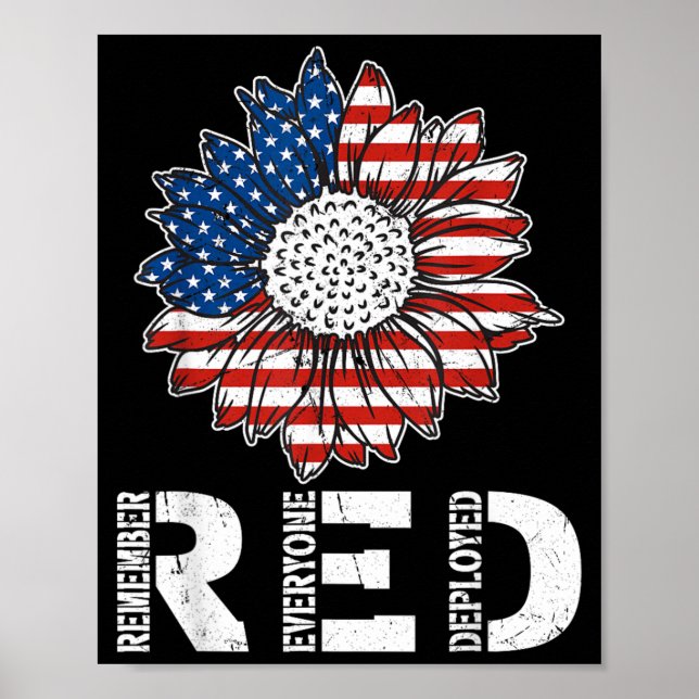 RED Friday Remember Everyone Deployed RED Poster (Front)