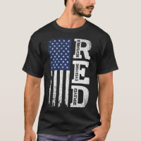 RED Friday, Remember Everyone Deployed US Flag Arm
