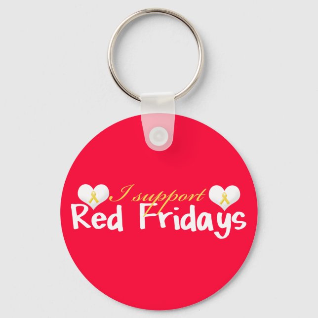 Red Fridays keychain (Front)