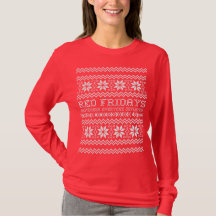 Red Fridays Military Ugly Christmas
