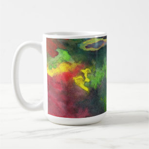 Red Fusion Design Monogram Mug