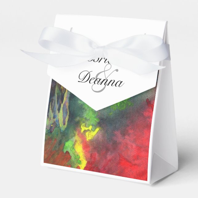 Red Fusion Favour Box (Front Side)