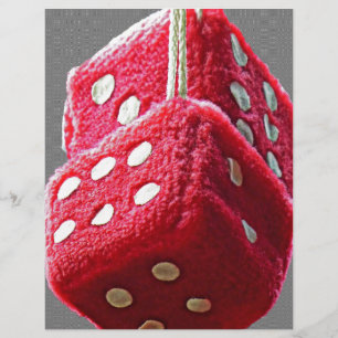 Red Fuzzy Dice