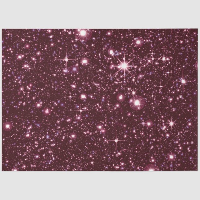 Red Galaxy Series Design 7 Tissue Paper (Front)