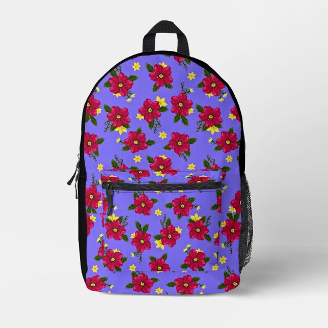 RED GARDEN Print Cut Sew Bag (Front)