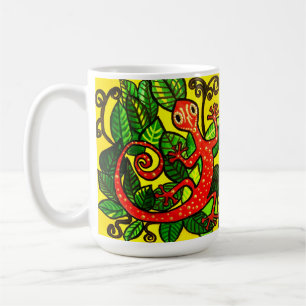 Red Gecko coffee mug