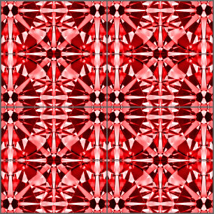 Red Gemstone Tile